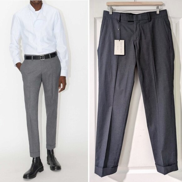 Tiger of Sweden | Tilman Stretch-Cotton Trousers in Grey - Picture 1 of 13